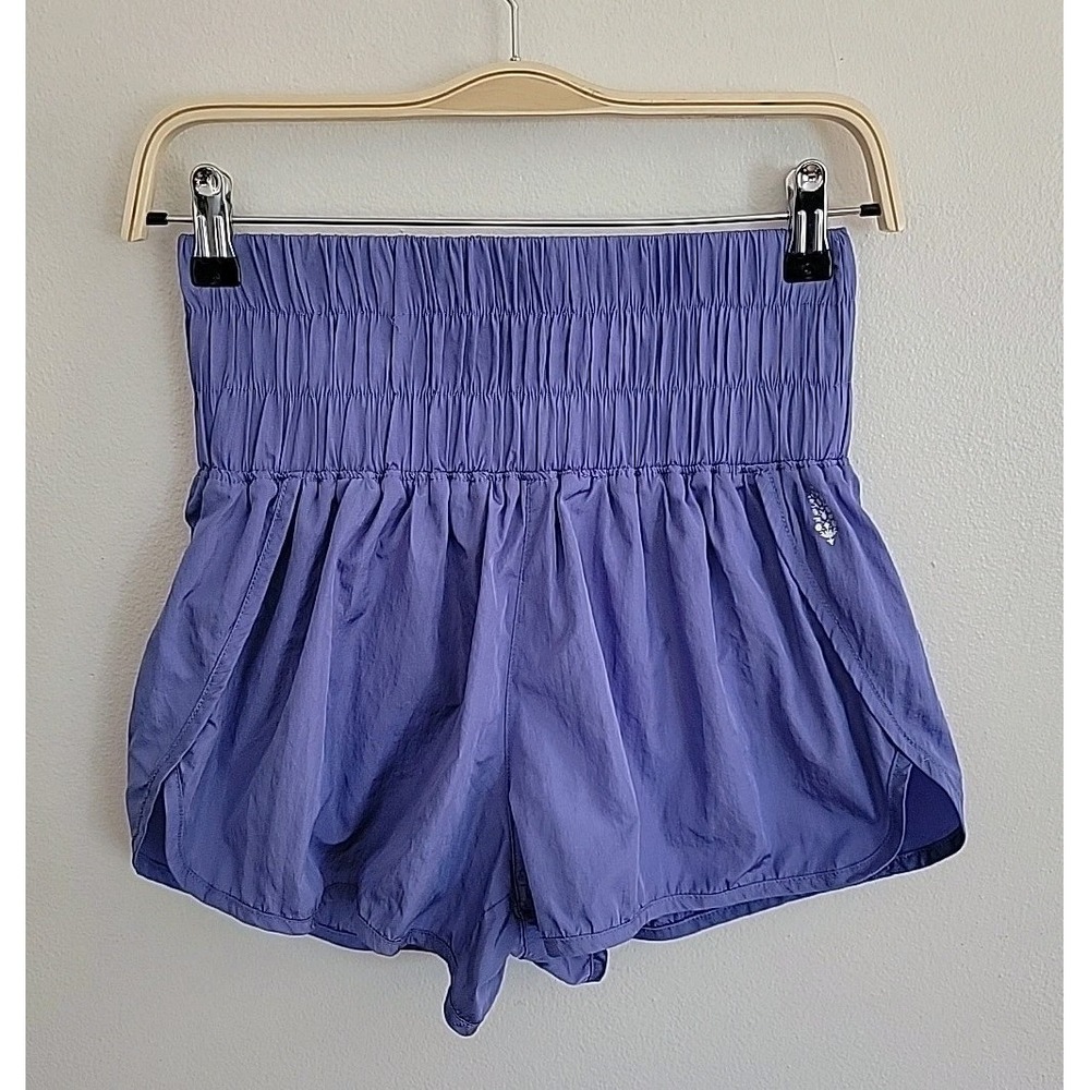 Free People Movement Way Home Shorts Small‎ Lavender Active Athleisure Sporty